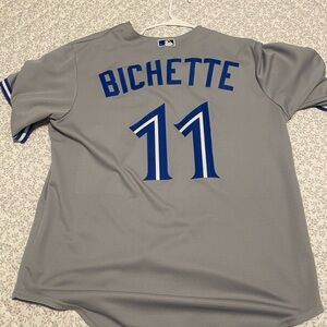 Majestic Gray and Blue Men's Jersey